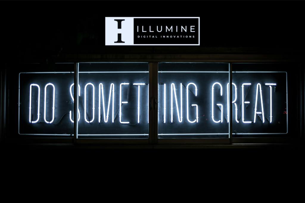 at Illumine Digital Innovations collaborating on digital marketing strategies for local Ventura businesses, showcasing SEO, social media, and content marketing.